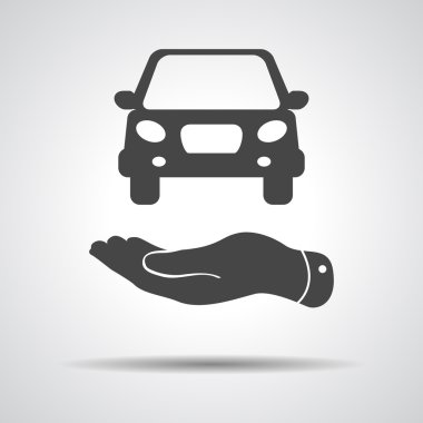 Düz eller siyah gösterilen