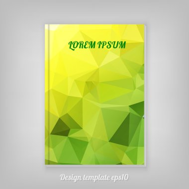 Soyut geometrik kapak tasarımı