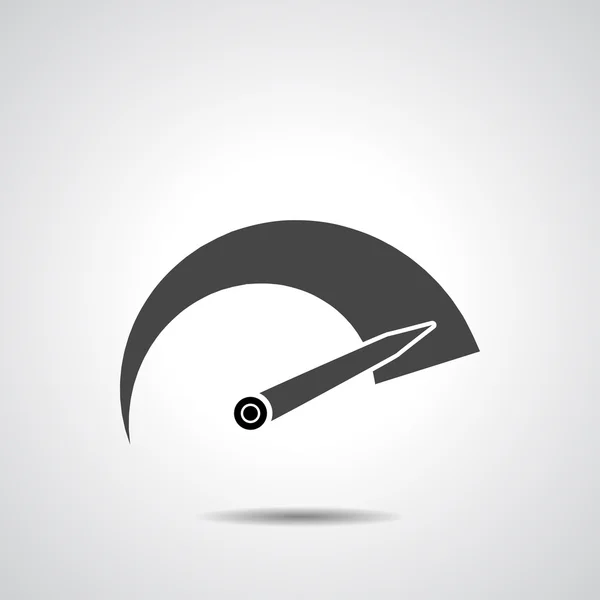 Toerenteller pictogram op een grijs — Stockvector