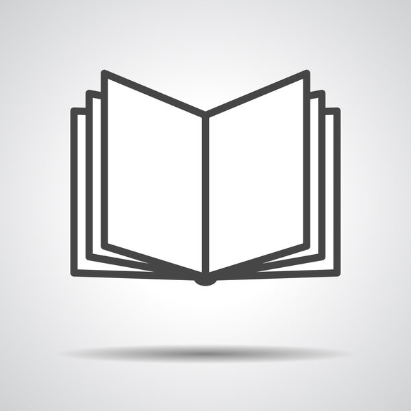 Черная иконка книги
