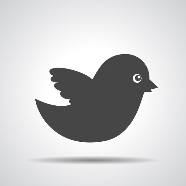 Black bird icon