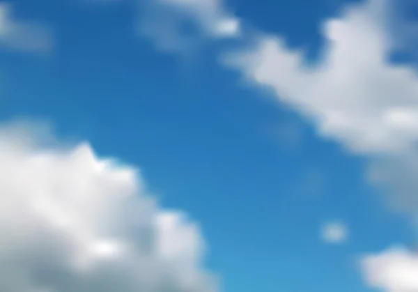 Μπλε ουρανός με σύννεφα — Διανυσματικό Αρχείο
