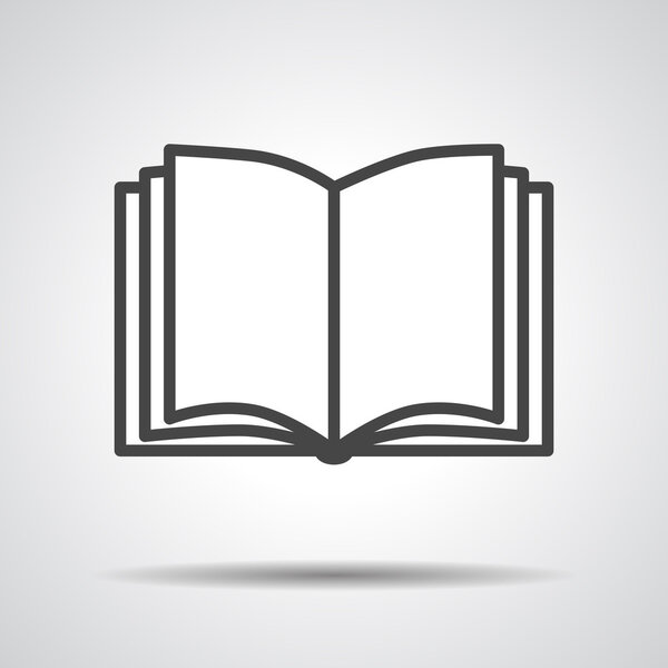 Черная иконка книги
