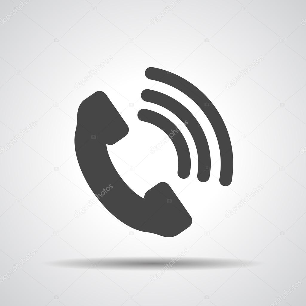 Telephone receiver icon