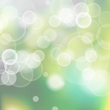Spring abstract green background clipart