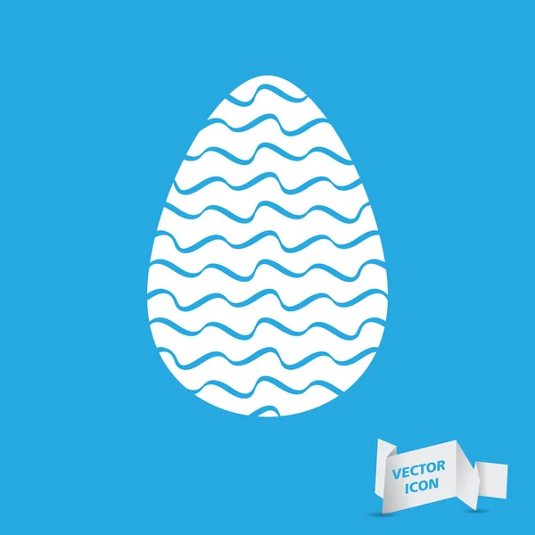 Ícone de sinal de ovo de Páscoa — Vetor de Stock