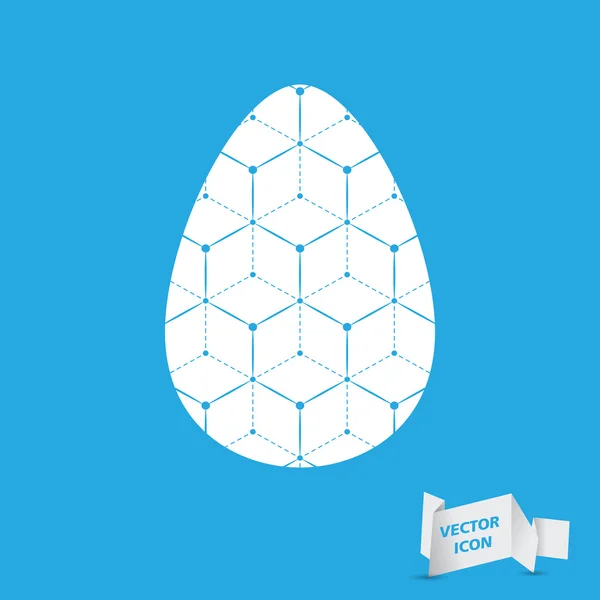 复活节彩蛋标志图标 — 图库矢量图片