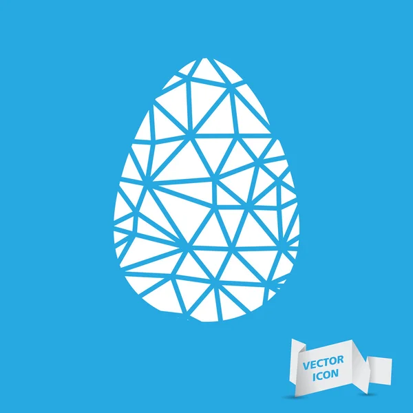 Velikonoční vajíčko znamení — Stockový vektor