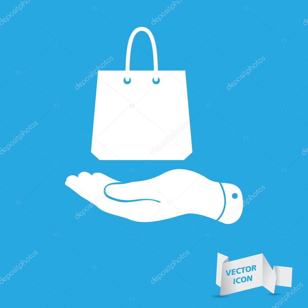 Shopping bag icon