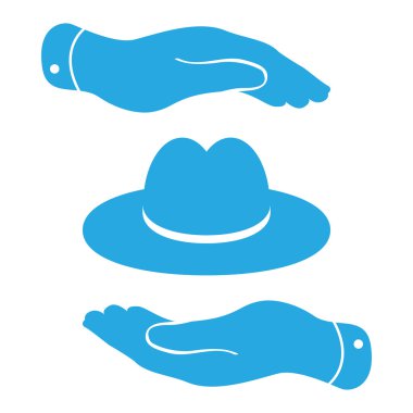 ellerimle mavi şapka simgesi
