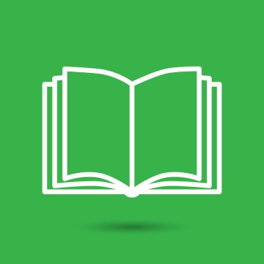 Kitap vektör simgesini aç