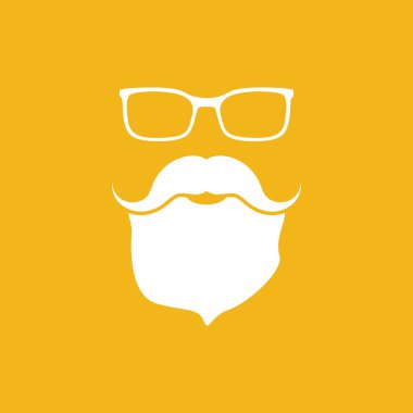 Gözlüklü, bıyık yüz