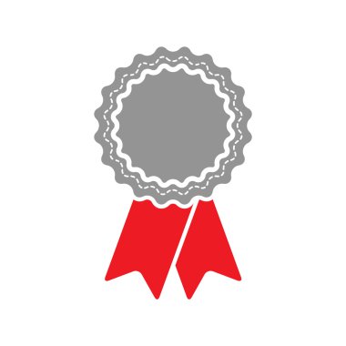 Kırmızı kurdele simgesi ile rozet