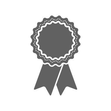 Kurdele simgeli rozet