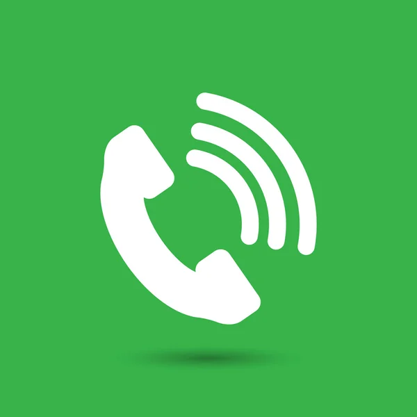 Telephone receiver  icon — Stock Vector