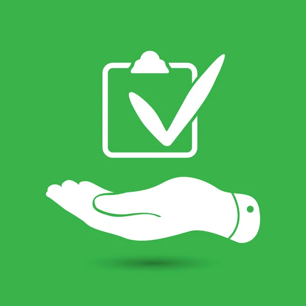 Checklist pictogram — Stockvector