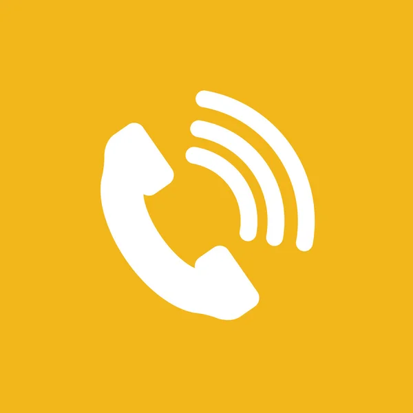 Telephone receiver icon — Stock Vector