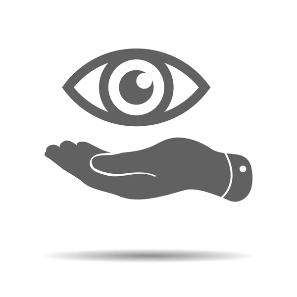 Représente l'icône des yeux — Image vectorielle