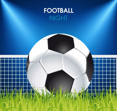 futbol maçı duyuru poster