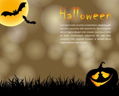 Cadılar Bayramı tatil parti afişi