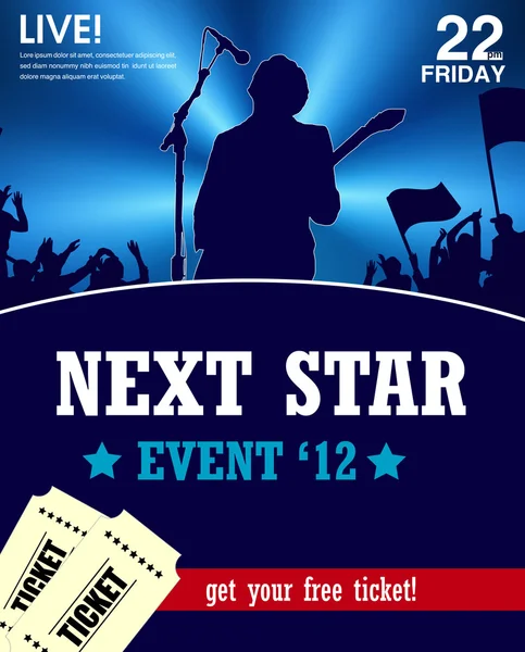Star yetenek gösterisi poster