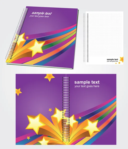Business notebook — Stock Vector