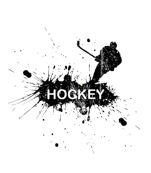 Manifesto di hockey — Vettoriale Stock