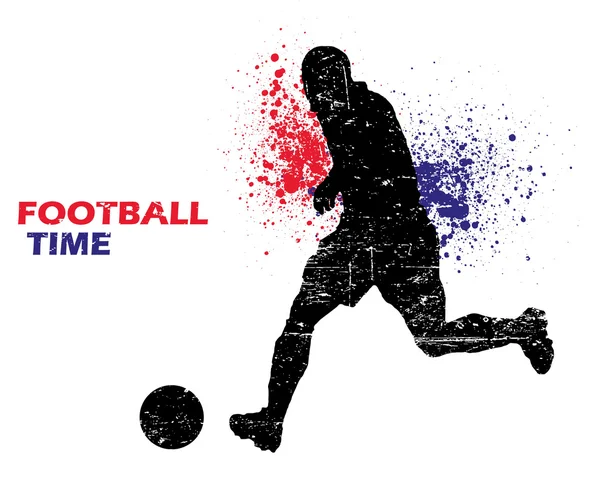 Barevné fotbal plakát — Stockový vektor