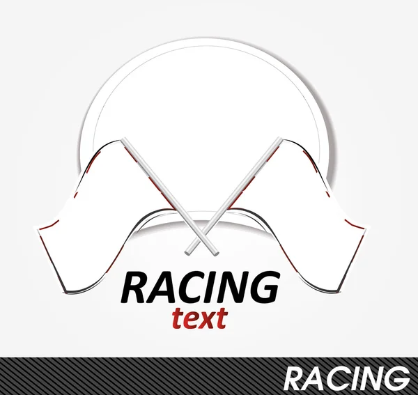 Racing sign — Stock Vector