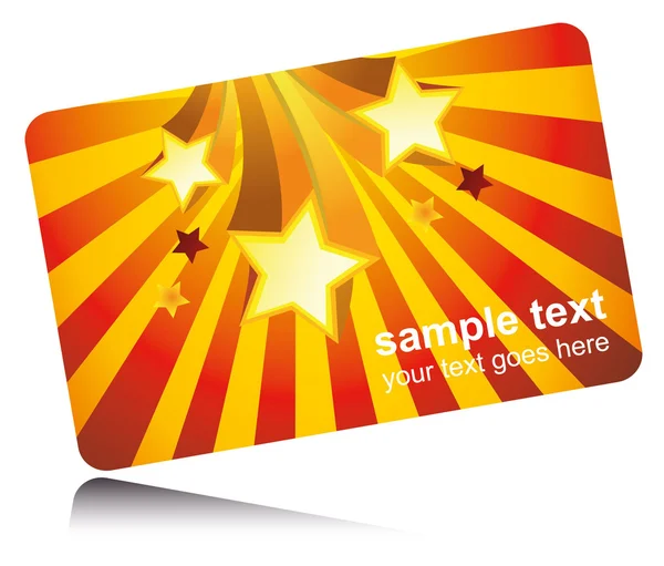 Star card — Stock Vector