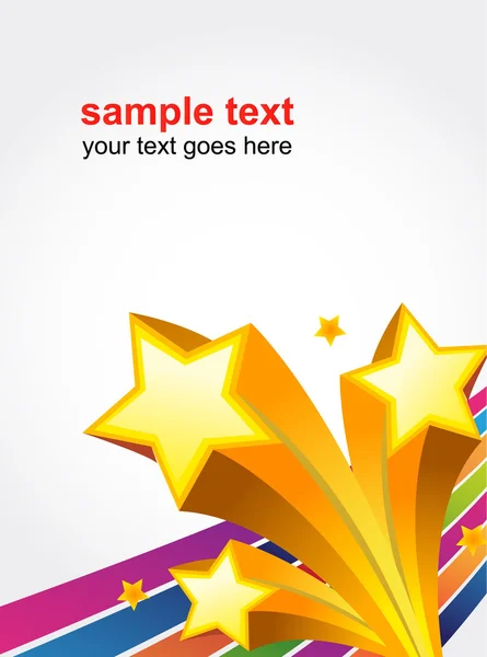 Abstract star banner — Stockvector