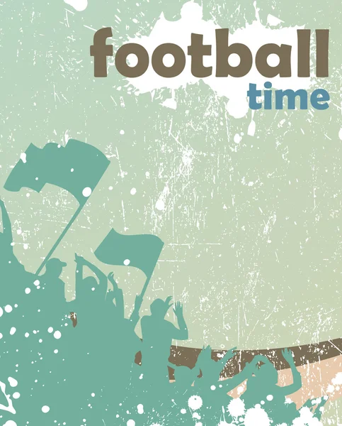 Poster di calcio — Vettoriale Stock