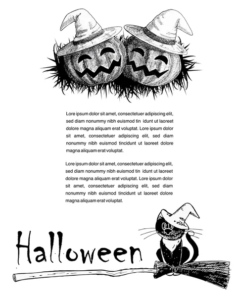 Halloween-Plakat — Stockvektor