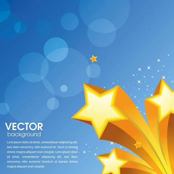 Abstraktní hvězda webové a tiskové šablony — Stockový vektor