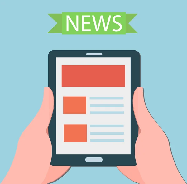 modern dijital tablet haber ile tutan eller