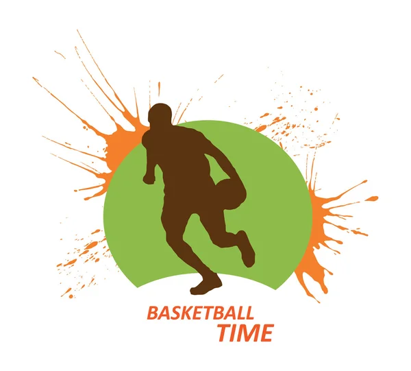 Giocatore di basket — Vettoriale Stock