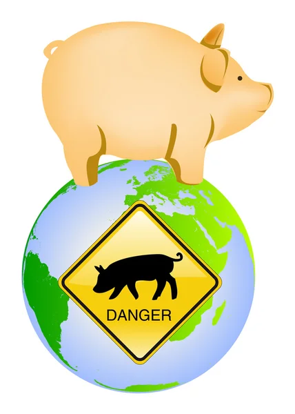 猪流感图标 — 图库矢量图片