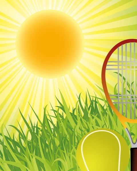 Afiche de tenis — Archivo Imágenes Vectoriales