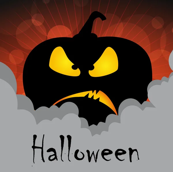 Cartel fiesta Halloween — Vector de stock