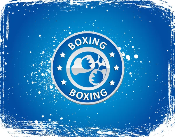 Insignia de boxeo — Archivo Imágenes Vectoriales