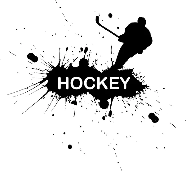 Hockeyplakat — Stockvektor