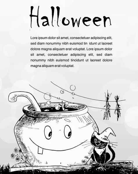 Plakat Halloween — Wektor stockowy