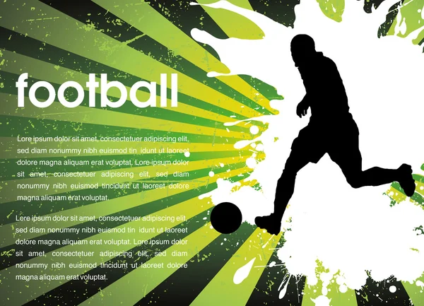 Panneau football — Image vectorielle