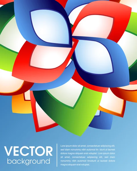 Impressão de design abstrato — Vetor de Stock