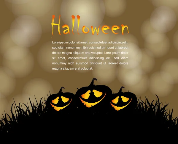 Halloween fête affiche de fête — Image vectorielle