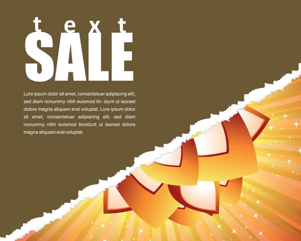 Εμπορική πώληση αφίσα — Διανυσματικό Αρχείο