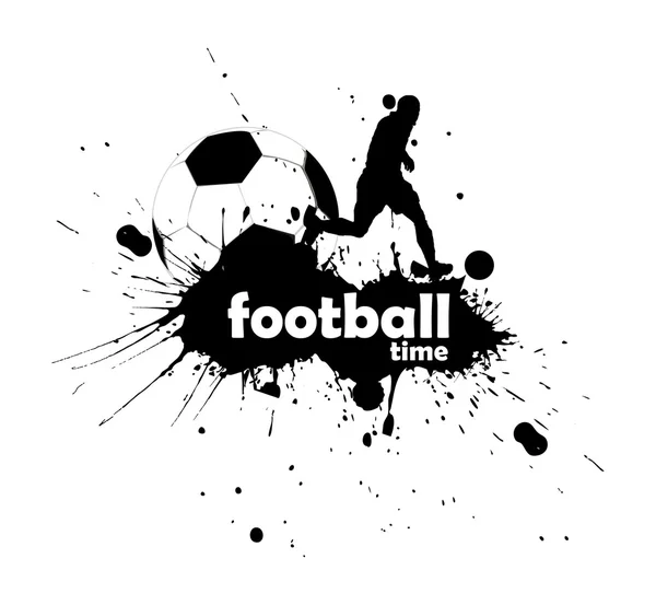 Panneau football — Image vectorielle