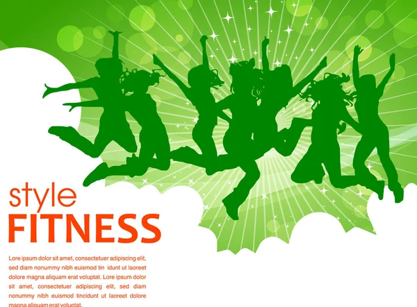 Fitness tarzı poster