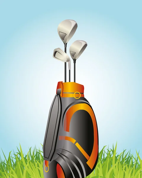 Golf club poster — Stock Vector