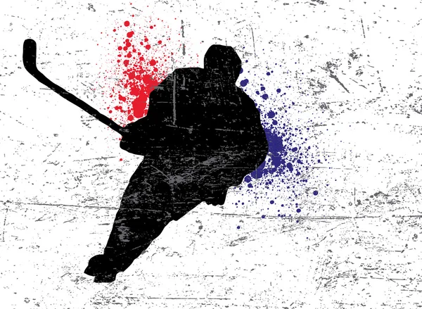 Cartel de hockey — Vector de stock